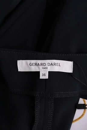 Pantalon droit Gerard Darel Marine en Synthétique