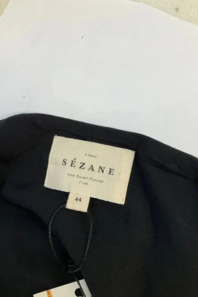 Robe Sézane Noir en Soie