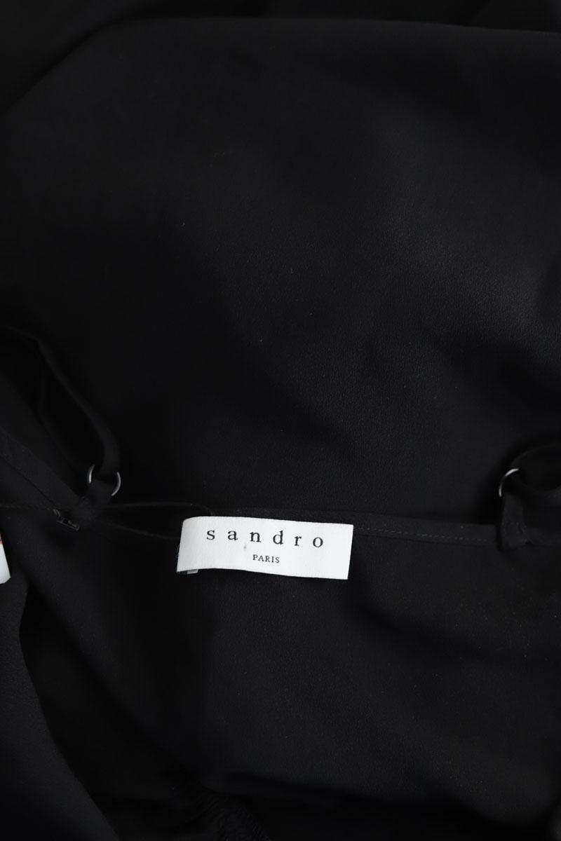 Mi-longueur Sandro  Noir