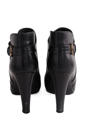 Boots à boucles Sergio Rossi Noir en Cuir