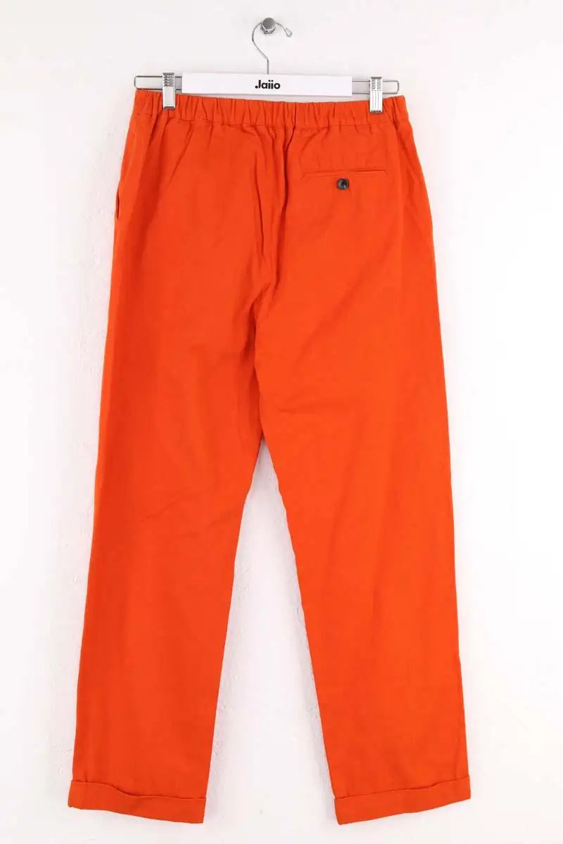 Pantalon Leon & Harper Orange en Coton