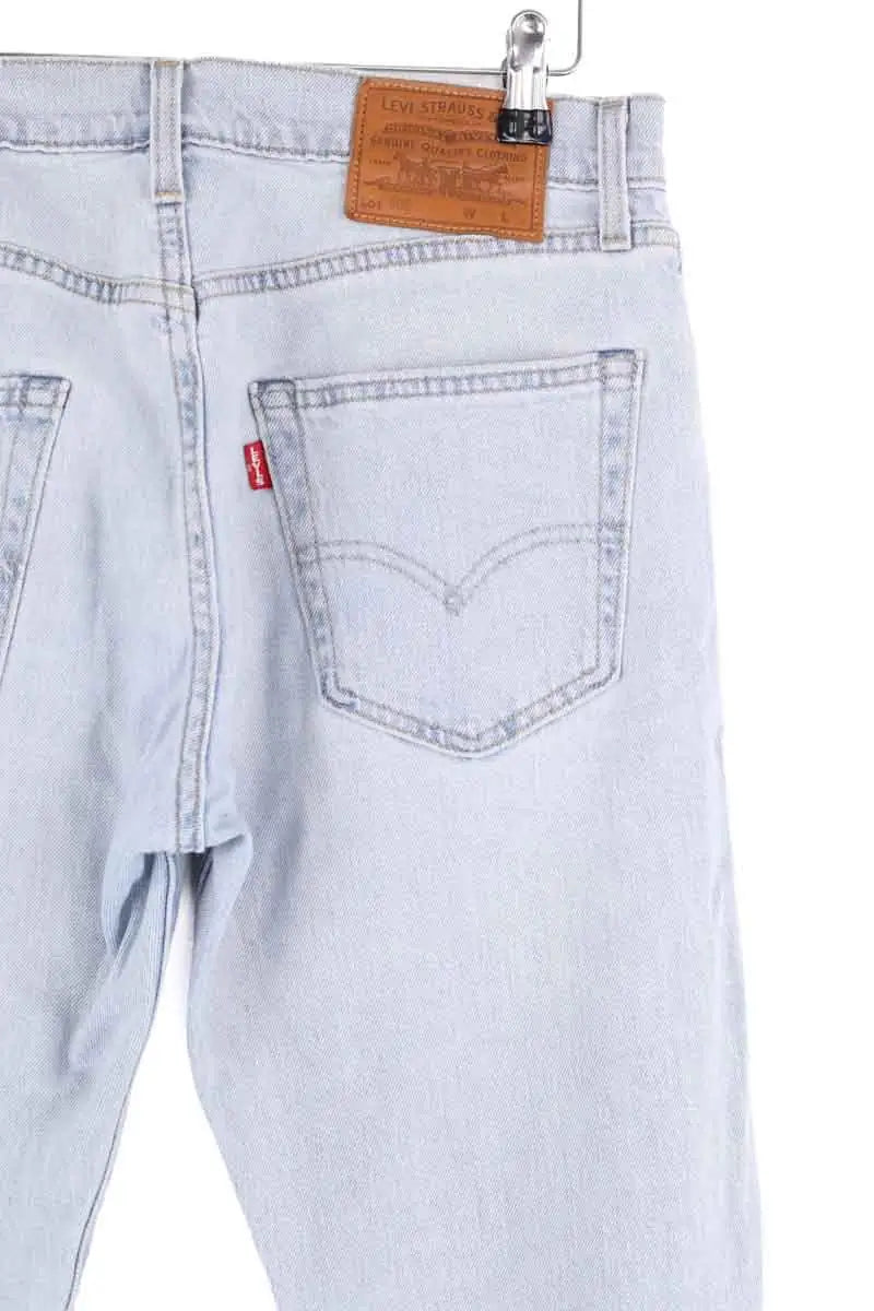 Jean droit Levi's Bleu en Coton