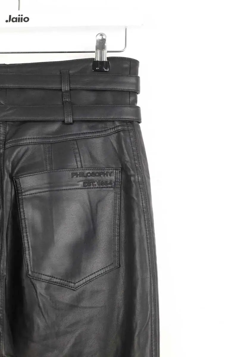 Pantalon droit Philosophy Di Lorenzo Serafini  Noir