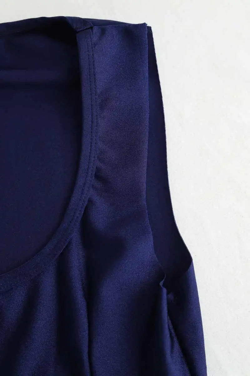 Body Luz Charline Bleu en Polyamide