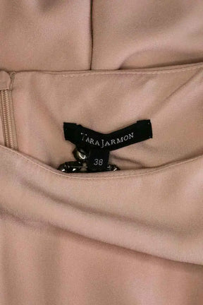 Robe Tara Jarmon Beige en Synthétique