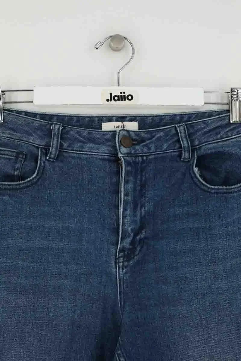Jean droit Labdip Jill Bleu en Coton