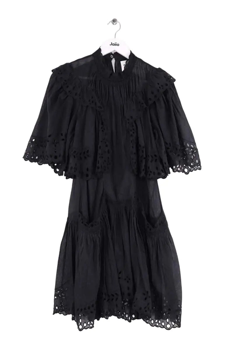 Robe Isabel Marant Étoile Noir en Coton, taille M - Seconde Main
