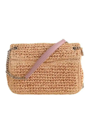 Sac à bandoulière Sandro Beige en Osier