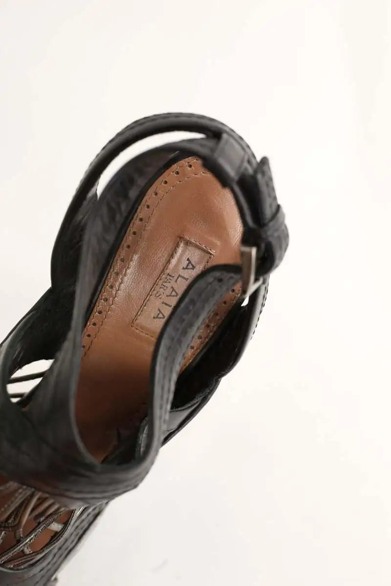 Talons Alaïa  Noir