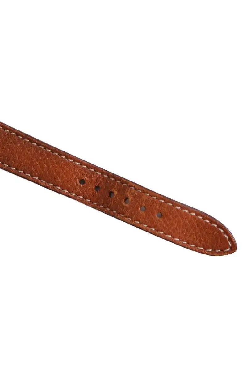 Montre Hermès Kelly Marron en Plaqué or