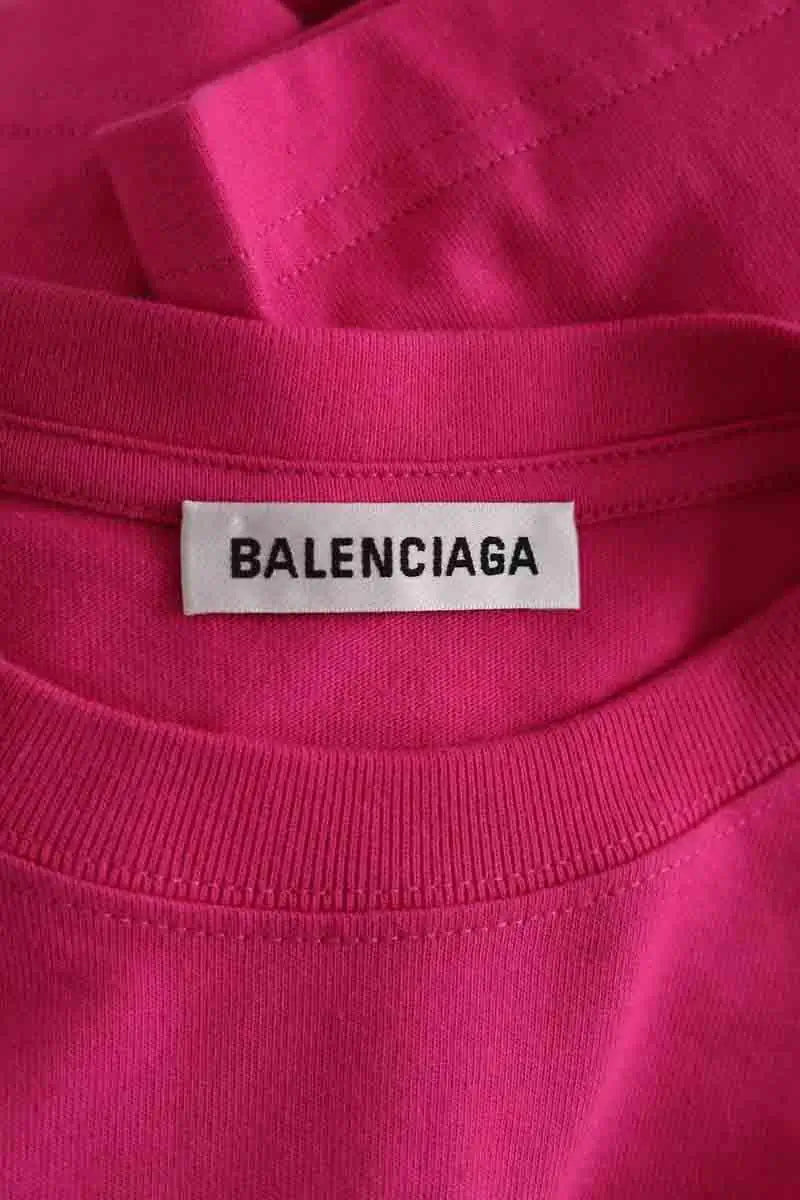 T-shirt Balenciaga Rose en Coton