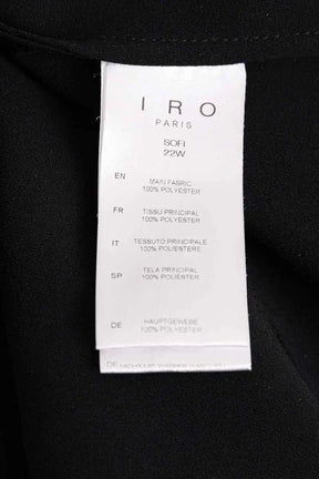 Robe Iro Sofi Noir en Synthétique
