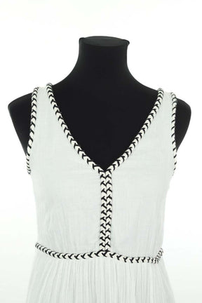 Mi-longueur Other Brand  Blanc