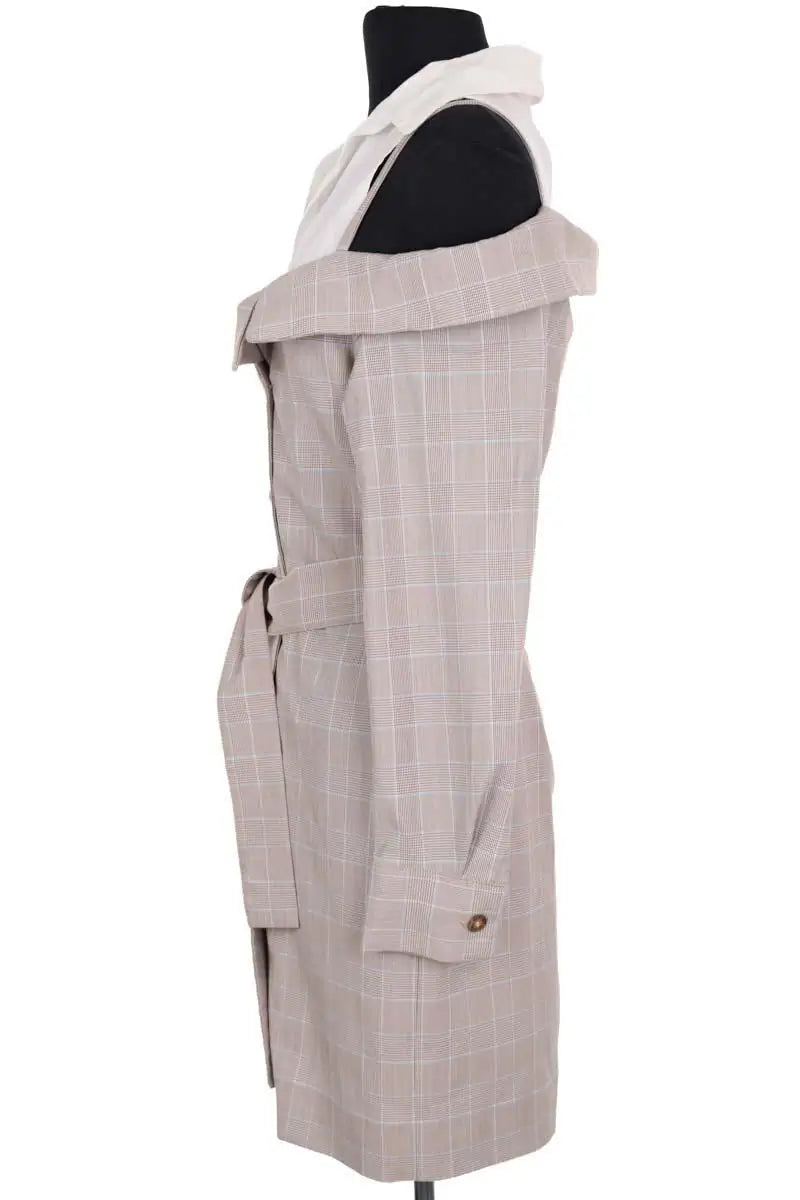 Robe Maje Beige en Synthétique