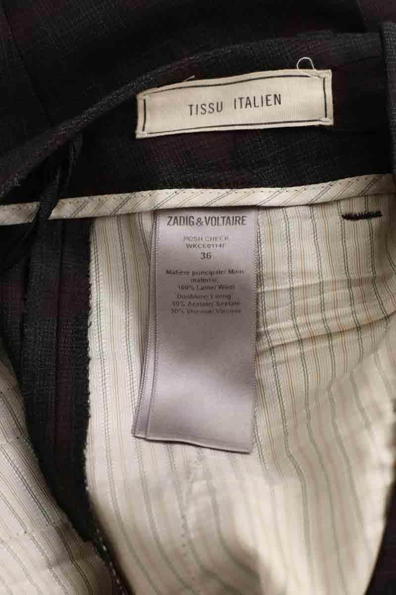 Pantalon droit Zadig & Voltaire  Gris