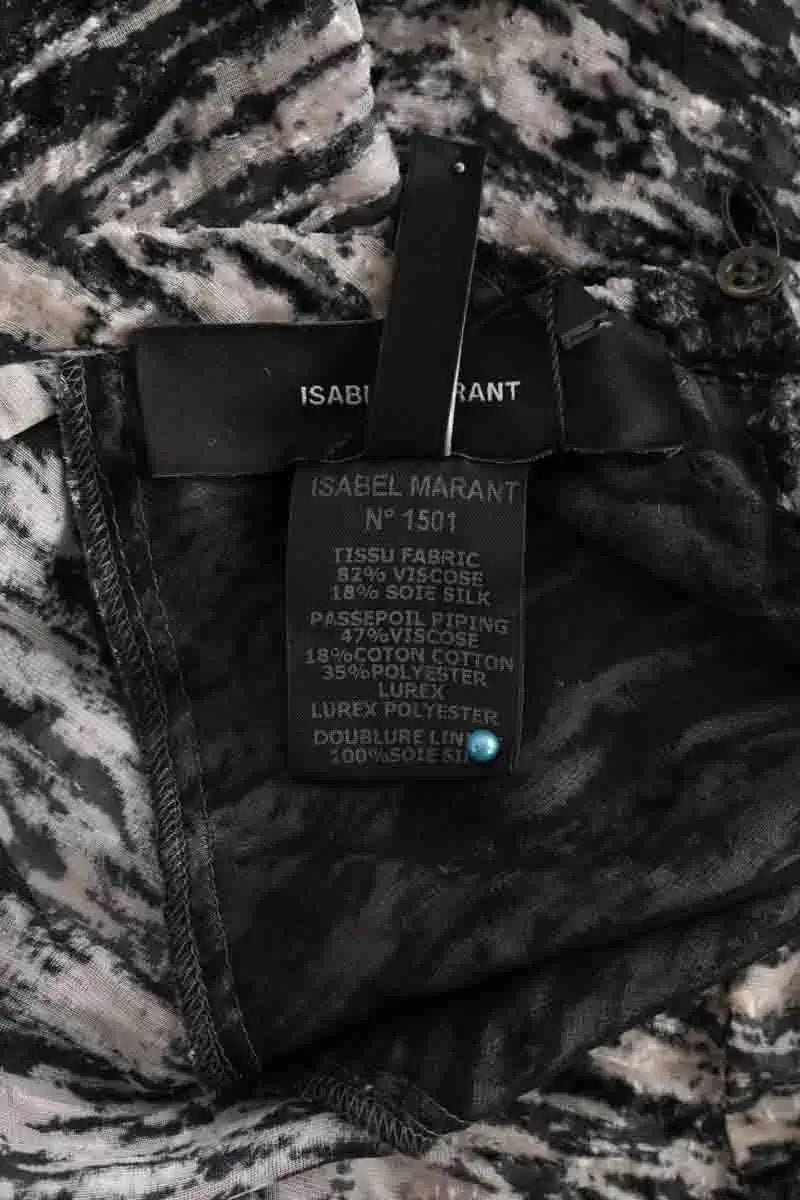 Robe Isabel Marant Noir en Viscose