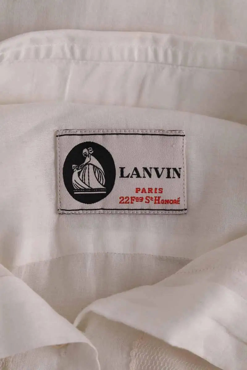 Chemise Lanvin Ecru en Coton
