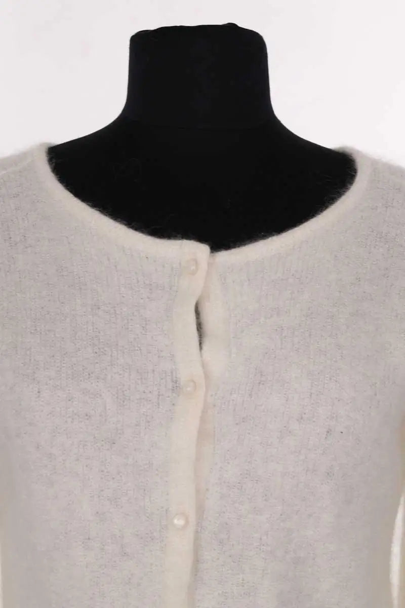 Cardigan Sézane Ecru en Laine