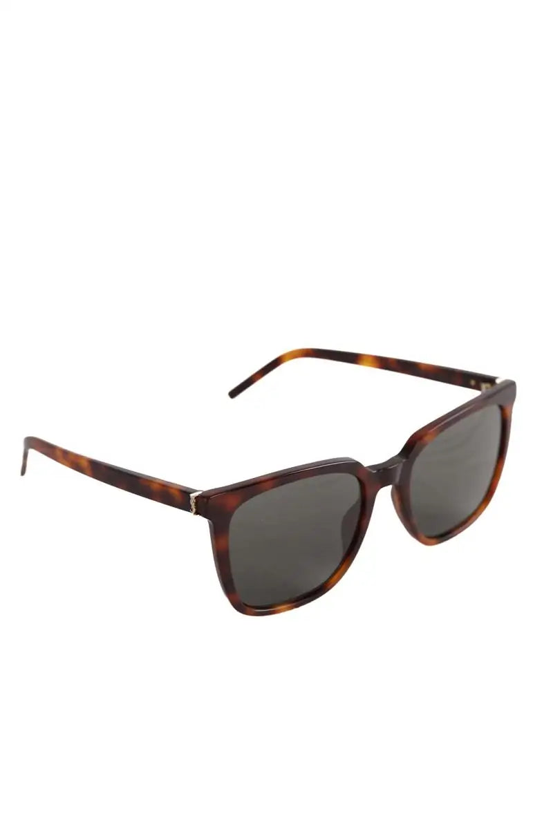 Lunettes de soleil Saint Laurent Marron en Plastique