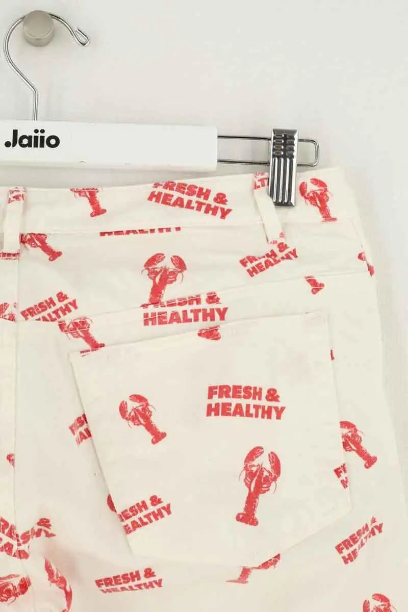 Jean droit Modetrotter Blanc en Coton