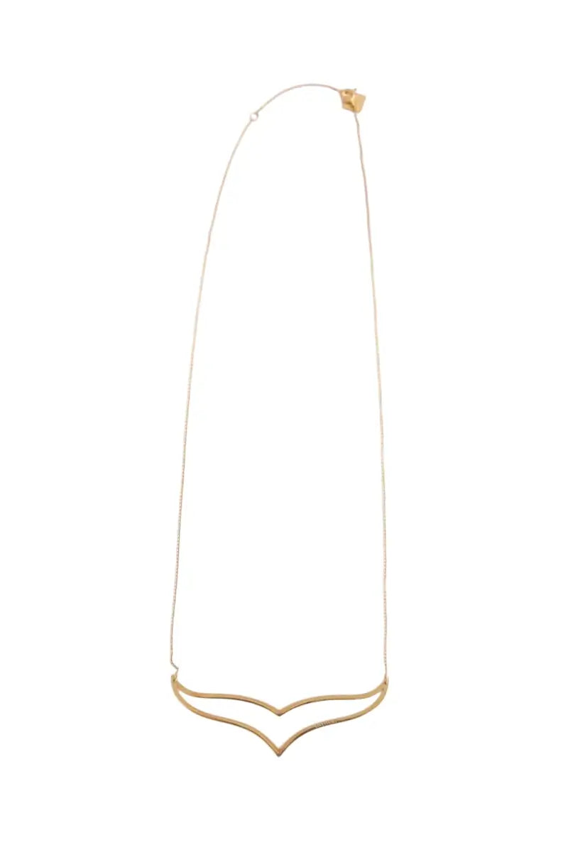 Collier Ginette NY Wise jumbo Doré en Or jaune - Seconde Main
