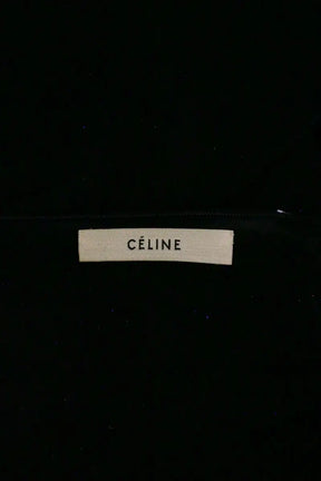 Blouse Celine Noir en Soie
