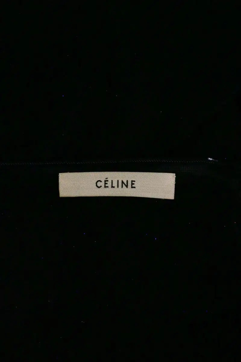 Blouse Celine Noir en Soie