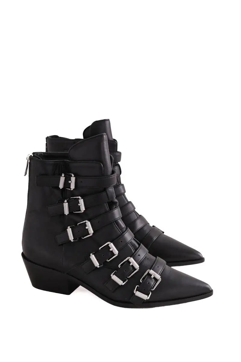 Boots à boucles Zadig & Voltaire Noir en Cuir