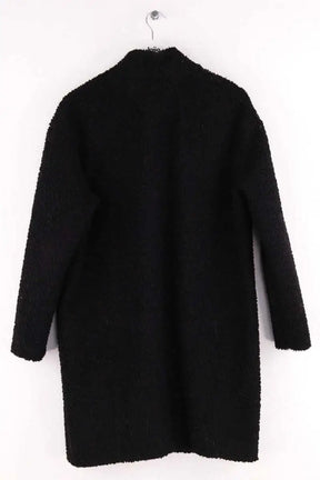 Manteau Maje Noir en Synthétique