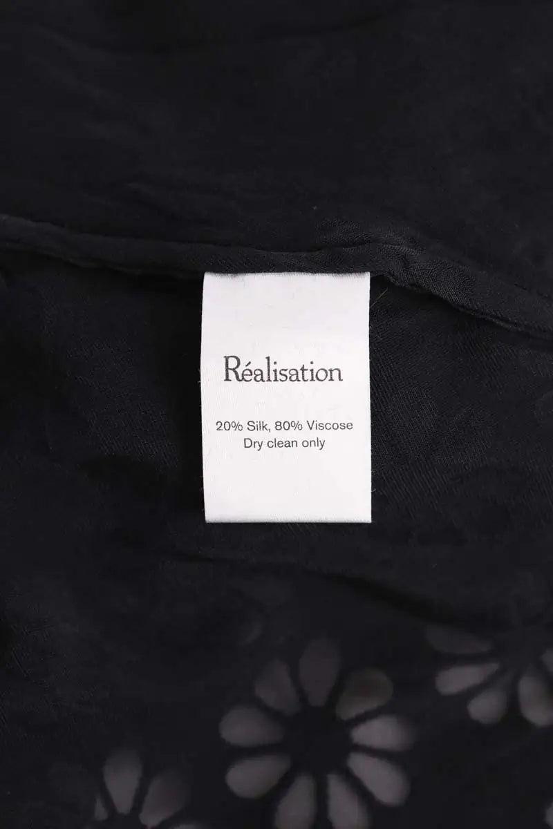 Robe Réalisation Noir en Synthétique