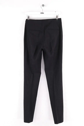 Pantalon droit Theory Noir en Laine