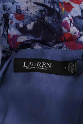 Robe Ralph Lauren Bleu en Synthétique