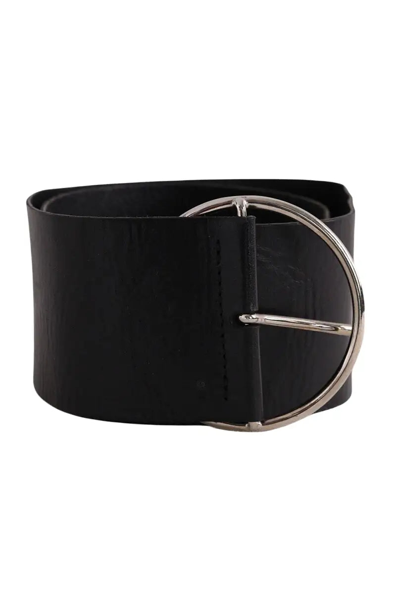 Ceinture en cuir Iro Noir en Cuir, taille M - Seconde Main