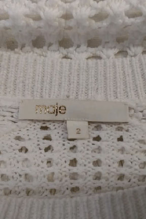 Pull Maje  Blanc