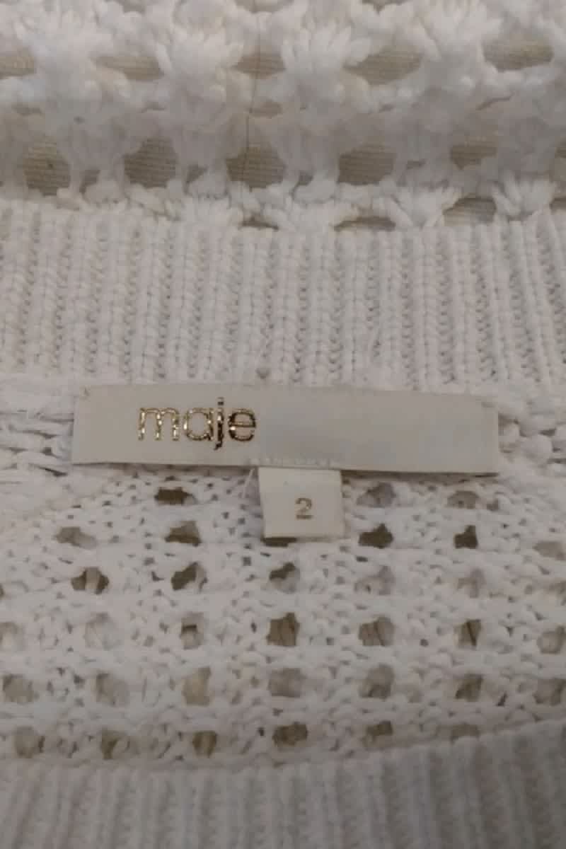 Pull Maje  Blanc