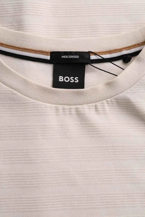 T-shirt Boss Beige en Synthétique