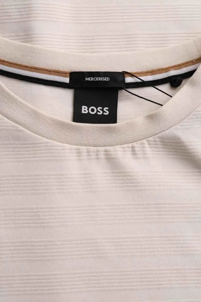 T-shirt Boss Beige en Synthétique