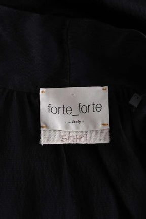 Blouse Forte_Forte Noir en Soie