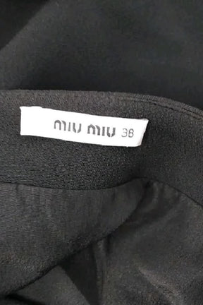 Mini jupe Miu Miu  Noir