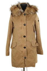 Doudoune Blonde No.8 Beige en Coton, taille M - Seconde Main