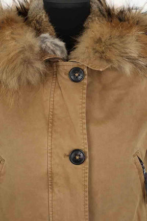 Doudoune Blonde No.8 Beige en Coton