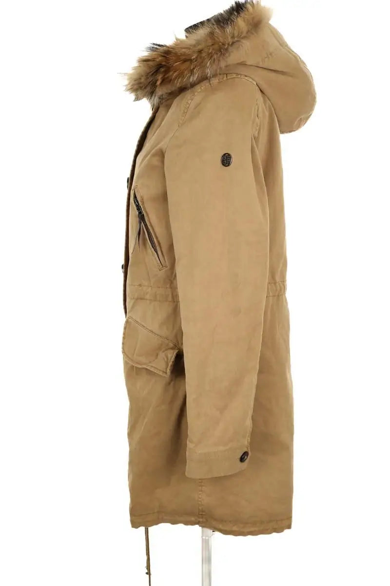 Doudoune Blonde No.8 Beige en Coton