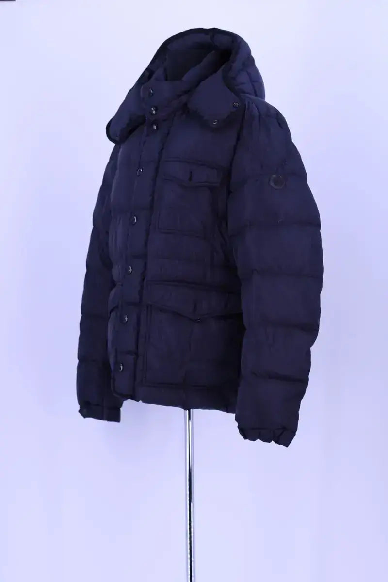 Doudoune Moncler Bleu en Synthétique