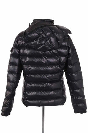 Doudoune Moncler Noir en Fourrure