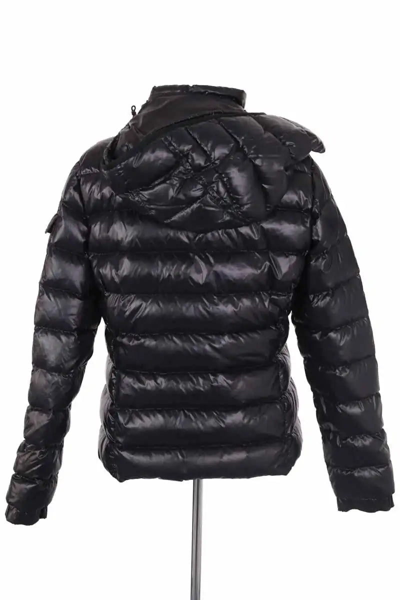 Doudoune Moncler Noir en Fourrure