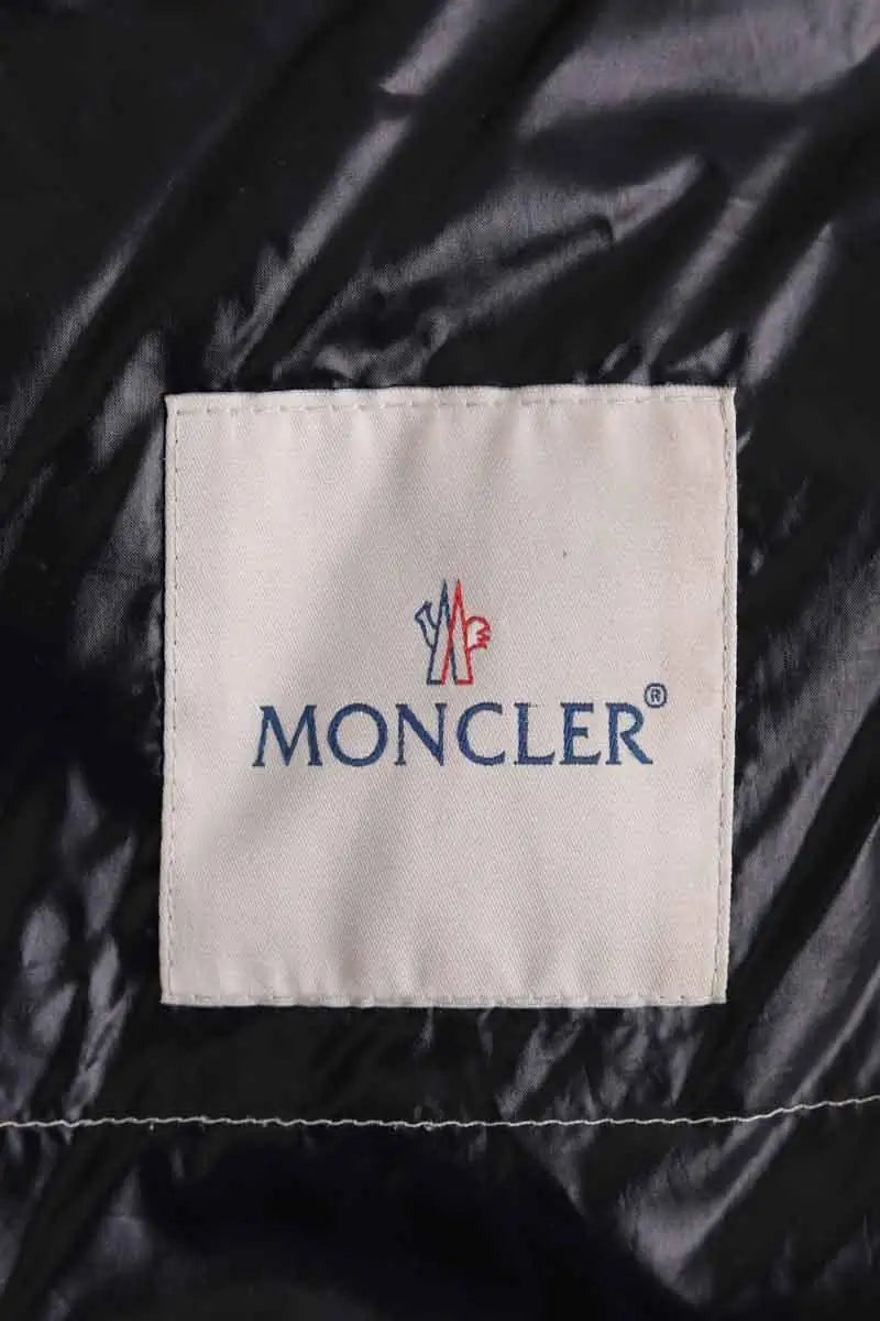 Doudoune Moncler Noir en Fourrure
