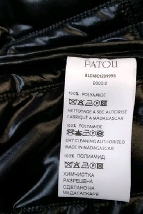 Doudoune Patou Noir en Synthétique