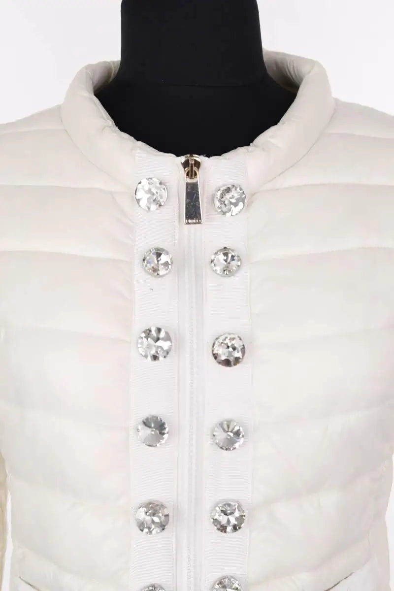 Doudoune Pinko Blanc en Synthétique