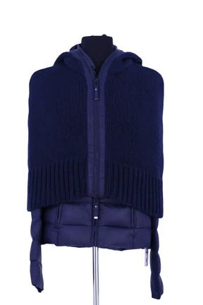 Doudoune Pinko Bleu en Laine, taille L - Seconde Main