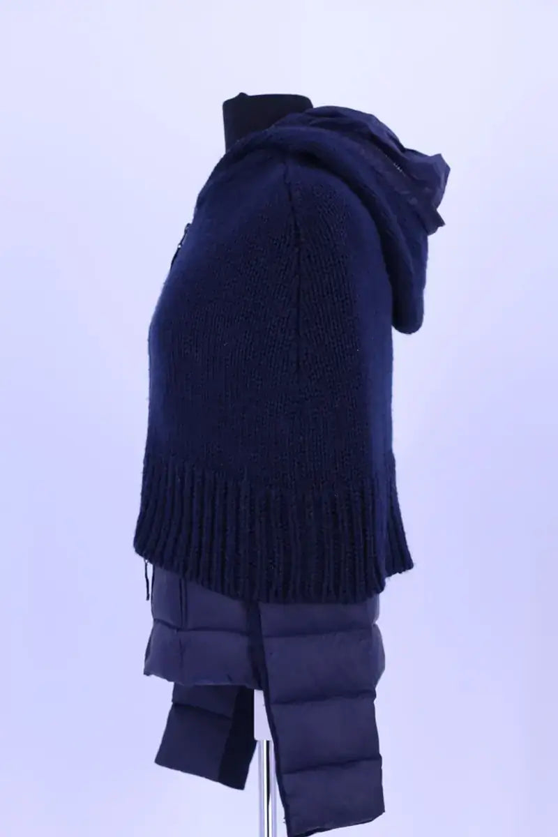 Doudoune Pinko Bleu en Laine